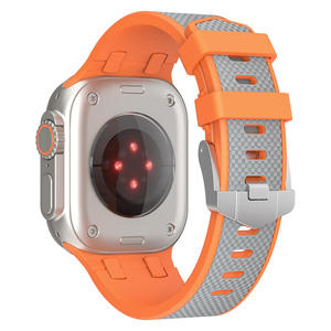 Correa de Silicona para Reloj Apple Watch S10 11 46mm Ultra 49mm SE 44mm, Correa Deportiva de Doble Color, Venta al Por Mayor - Product Image 5