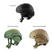 Casque tactique confortable en UHMWPE pour activités de plein air, modèle MICH 2000, couleurs Olive Vert/Noir/Marron Coyote, vente en gros