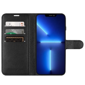 Étui en cuir PU à <span class=keywords><strong>clapet</strong></span> pour téléphone portable et porte-cartes pour <span class=keywords><strong>iphone</strong></span> 13 14 promax - Product Image 3