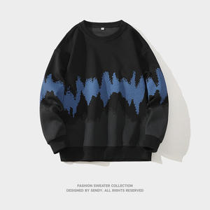 เสื้อสเวตเชิ้ตผู้ชายสไตล์ญี่ปุ่น คอทรงกลม ลายหัวใจ ผ้าไหมลินินสีขาว สำหรับฤดูใบไม้ผลิและฤดูใบไม้ร่วง รุ่นใหม่ ลำลอง ใส่ได้หลากหลาย ดูดีมีสไตล์ - Product Image 2