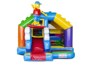Combo de Tobogán y Castillo Inflable Superblocks, Castillo Inflable <span class=keywords><strong>Ninjago</strong></span> - Product Image 2