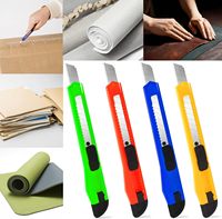 Cutter promotionnel en plastique à logo personnalisé, en gros, économique, pour événements, en emballage en vrac, Hub des fournisseurs