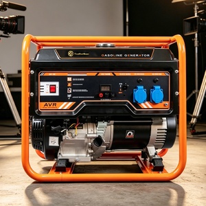 TKH8500 6.5kw 7kw Manual/Recoil Start Portable Petrol <b>Generators</b> 420cc 4-Stroke Air-Cooled 50Hz 230V AC - Product Image 1