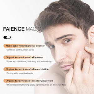 FSMF usine dernier Curcuma bio nettoyant pour le visage acide hyaluronique crème hydratante contre l'acné ensemble <span class=keywords><strong>de</strong></span> soins <span class=keywords><strong>de</strong></span> <span class=keywords><strong>la</strong></span> peau pour une utilisation jour <span class=keywords><strong>nuit</strong></span> pour - Product Image 5