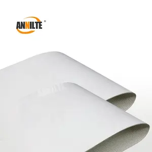 Annilte nastro convayer personalizzabile nastro trasportatore di alta qualità in PVC bianco/PU per uso alimentare per zucchero vegetale fuirt