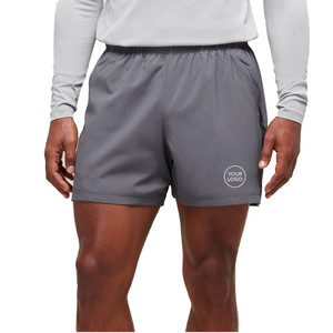 Shorts de sport décontractés d'été pour hommes de haute qualité, personnalisables avec logo, séchage rapide, coupe ample, tricot uni, cordon de serrage, teinture unie - Product Image 1