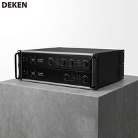 Amplificateur de puissance universel DEKEN TD-4800 110V/220V 2U pour rack, 4*800W 8ohm, système audio professionnel, équipement audio, amplificateur de puissance classe D