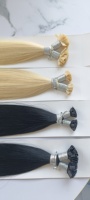 Extensions de cheveux en kératine à pointe plate MiniFlat 1g/mèche 100% cheveux humains Remy