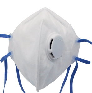 Masker <span class=keywords><strong>Respirator</strong></span> Sekali Pakai FFP3 NR D Lipat Datar dengan Katup, Bersertifikasi CE, Lolos Uji Dolomit, Bersertifikasi EN149, Perlindungan dari Debu - Product Image 6