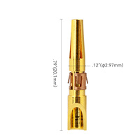 Connecteur circulaire d'alimentation en aluminium plaqué or JRready, série JRSSW-CP20, étanche IP68, 16A, prend en charge les fils de calibre 14-18AWG