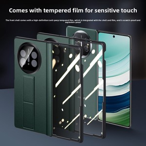 Coque de téléphone adaptée pour Huawei MateX5, avec support bracelet, protection de la charnière, pour écran pliable, protection intégrale, anti-chute - Product Image 3