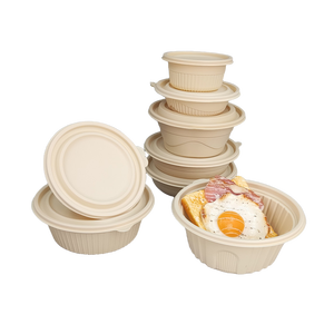 Bols et assiettes biodégradables en amidon de maïs jetables en gros - Product Image 6