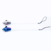 Nouvelle canne à pêche Guppy imprimée en 3D-Canne à pêche Guppy simulée en 3D bicolore-Canne de formation interactive à affichage de queue pour la pêche