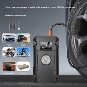 Fuente de Alimentación de Emergencia para Automóvil, Bomba de Aire Inalámbrica Integrada, Banco de Energía de Alta Capacidad, Arrancador de Móviles - Product Image 2