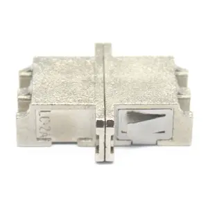 China Dw-lud-m Lc Lc Upc In Metal Case With Flange Fiber Optic Sc Lc Duplex Adapter