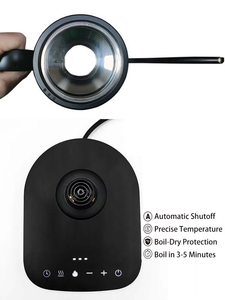 Hervidor eléctrico inalámbrico de cuello de cisne de 800ml, Control de temperatura de vertido inteligente Digital de acero inoxidable para Hotel, uso doméstico, café - Product Image 6