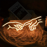 Lumière néon LED personnalisée à geste manuel, indice de protection IP67, pour décoration murale, bar, enseigne lumineuse, chambre, salon, fête, mariage, salle de jeux