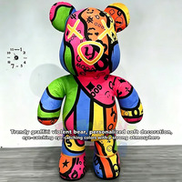 Costumes de mascotte de dessin animé colorés Coolbear, mascotte gonflable, fête d'Halloween, cosplay, robe de soirée adorable, ours en peluche personnalisable