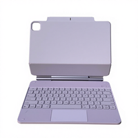 Clavier sans fil rétroéclairé RVB pleine taille avec étui pour iPad 10,9 pouces (10e génération) Interface Type-C Disposition personnalisée