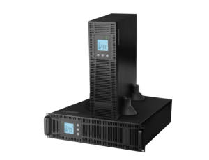 랙 마운트 <span class=keywords><strong>UPS</strong></span> 220V 6KVA 온라인 이중 변환 <span class=keywords><strong>UPS</strong></span> 전원 공급 장치 순수 사인파 외부 배터리 뱅크 9Ah 192V - Product Image 2