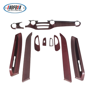 Accessoires de voiture en fibre de carbone, accessoires intérieurs pour <span class=keywords><strong>la</strong></span> garniture de voiture, style amélioré, ensemble complet de 10 pièces pour <span class=keywords><strong>Mercedes</strong></span> <span class=keywords><strong>Vito</strong></span> W447 V260 2017 et plus - Product Image 1