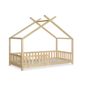 Best-Selling Modern Solid Wood Baby <b>Cribs</b> for Babies and Kids Hotel Bedroom & Living Room Use White Color OEM/ODM Support - Product Image 1