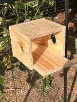 Nichoirs en bois pour hamsters transfrontaliers, mini cochons d'Inde, cochons d'Inde, nichoirs chauds pour animaux de compagnie, ratons laveurs, maisons en bois pour animaux, cages à oiseaux