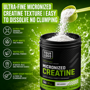 Esenciales para el Fitness, Aumenta la Fuerza y la Potencia, Favorece el Crecimiento Muscular, Acelera la Recuperación, Creatina Monohidrato Pura Micronizada al 99% en Polvo - Product Image 2