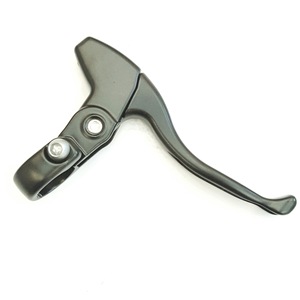 Palancas de freno de bicicleta de aleación de aluminio, diseño negro de tres dedos para bicicletas compartidas - Product Image 3