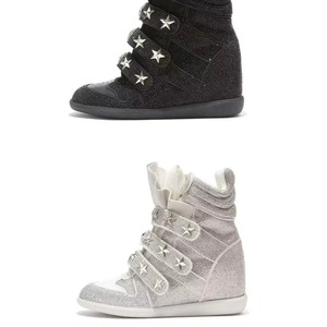 Nouvelles Baskets Décontractées Montantes 2026 de Créateur, Style Vintage à Rivets et Velcro, Polyvalentes à Semelle Épaisse et Rehaussantes - Product Image 5