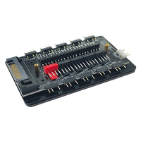 QiuzAim 10 puertos ARGB Splitter Hub computadora de escritorio RGB chasis ventilador controlador 5v3 Pin Shenguang síncrono 10 vías PWM 4Pin HUB