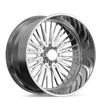 Jantes forgées pour SUV, camion tout-terrain 6X6 22X12 24X14 26X14 26X16 5X127 5X139.7 6X135 6X139.7 8X165.1 8X170 8X200 pour GMC K2500 3500