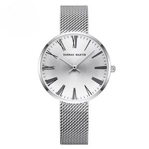 Reloj de Cuarzo OEM ODM para Mujer, de Acero Inoxidable, 3 BAR, con Esfera Grande en Oro Rosa, Números Romanos, Diseño Vintage con Motivo Solar - Product Image 3