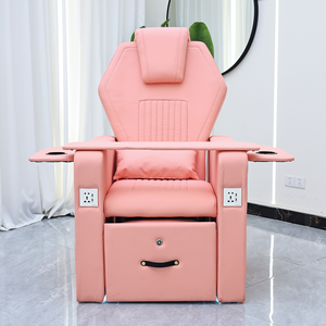 Nouveau modèle de fauteuil de massage pour salon de beauté, salon de manucure, salon d'extensions de cils, avec fonction électrique et bain de pieds pour spa. - Product Image 2