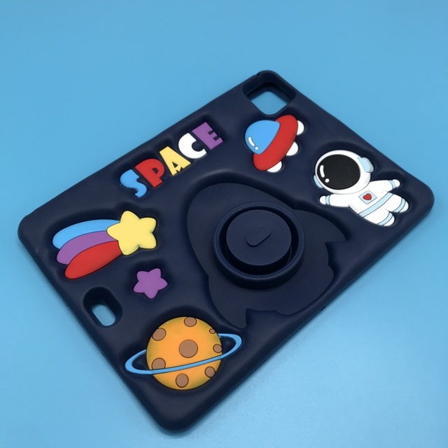 Shockproof Waterproof Wear Resistant Rubber Case, Soft Silicone Protective Cover for iPad Tablet Anti Drop Protector