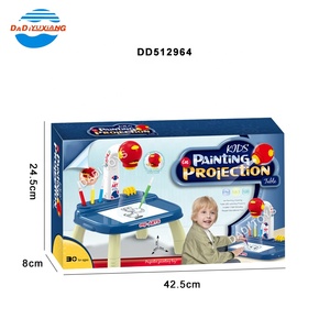 Tablero de dibujo de aprendizaje temprano para niños, juguete de escritorio, proyector, mesa de dibujo - Product Image 6
