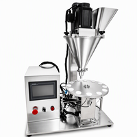 Machine de remplissage rotative à vis sans fin pour poudres, ligne d'emballage automatique pour café, épices, farine, assaisonnements, aliments en poudre, bouteilles, bocaux et boîtes
