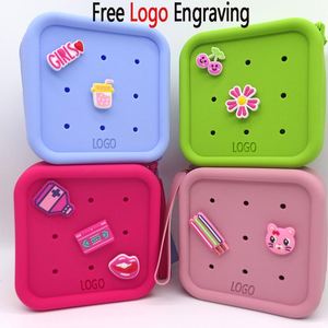 Makeup Bag, Silicone Storage Bag, <b>Small</b> Bag, Data Cable, Mini Headphone Bag, Waterproof Toiletries Bag, square Coin <b>Purse</b> - Product Image 2
