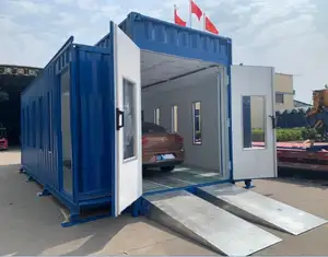 Car body shop spray painting booth Movable Container spray room with CE