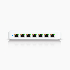 สวิตช์ Ubiquiti USW-Ultra-60W/210W ขนาดกะทัดรัด 8 พอร์ต Gigabit PoE  8 ช่องต่อ RJ45 ความเร็ว 10/100/1000 Mbps รุ่น USW-Ultra W1480 - Product Image 1