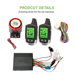 Accesorios para Motocicleta con Pantalla LCD Bidireccional y Respuesta en Tiempo Real, Tecnología Antirrobo para Arranque y Parada del Motor, Alarma Bidireccional para Motocicleta - Product Image 2