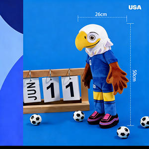 Giocattoli Ufficiali FIFA per Animali Domestici, Mascotte Peluche IP Coppa del Mondo 2026, Giocattoli Sonori da Masticare per Cani Flat Fetcher con Mascotte Clutch Maple Zayu - Product Image 5