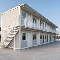 Maisons conteneurs de stockage, maisons conteneurs en kit, maisons modulaires préfabriquées démontables, structure en acier galvanisé à connexion par boulons