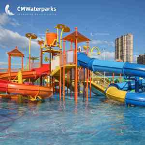 حديقة مائية ملعب تصميم فريد مرافق تسلية المياه الفيبرجلاس أكوا مخزن للأطفال - Product Image 2