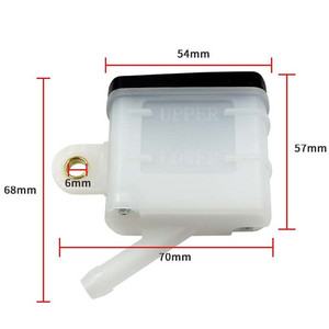 범용 오토바이 발 리어 브레이크 마스터 실린더 탱크 오일 유체 병 저수지 오토바이 부품 - Product Image 5