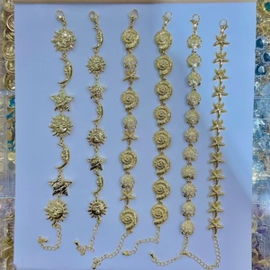 Thời Trang Sao Biển/Ốc/Mặt Trời Quyến Rũ Vòng Đeo Tay Bán Buôn Sao Và Mặt Trăng Quyến Rũ Vòng Đeo Tay Phụ Kiện Có Thể Điều Chỉnh Vòng Đeo Tay - Product Image 1