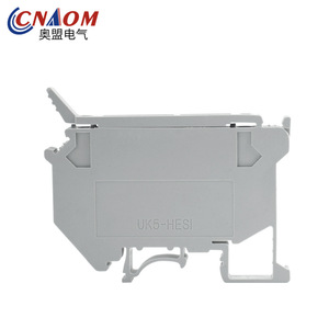 CNAOM Fuse Block UK5-HESI 2 Pole 1-5 AWG Industrial <b>Terminal</b> Block - Product Image 1