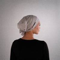 Bonnet ajustable en jersey de coton musulman FRC avec trou pour les oreilles, sous-hijab doux et extensible en jersey, bonnet intérieur réglable pour femme