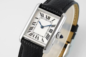 Fashionable Automatic Mechanical <b>Watch</b> Black Lychee Patterned Calf Leather Strap Square <b>Case</b> Sapphire Crystal Glass Mirror - Product Image 3
