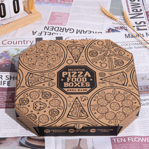 Boîte à pizza en papier, boîte à pizza avec séparateur en papier, boîte à pizza en papier personnalisée, boîte à pizza en papier portable, boîte à pizza en papier pour emballage - Product Image 6